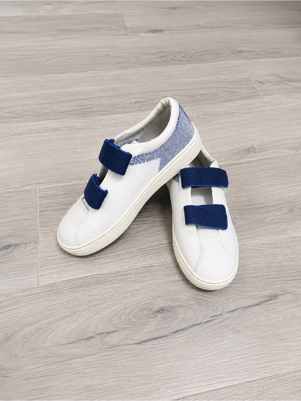 Rothy’s Kids Double Strap Knit Sneakers